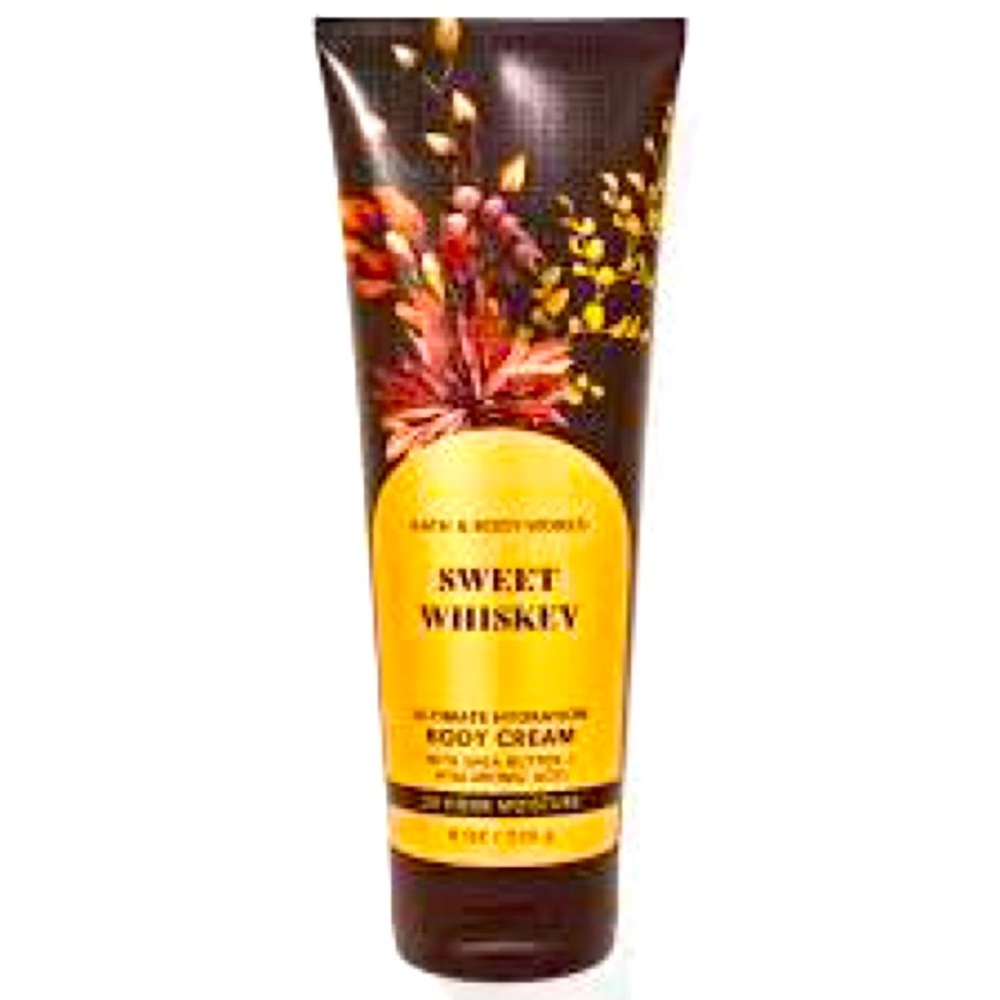 Brand New Sweet Whiskey Body Cream By Bath and Body Works